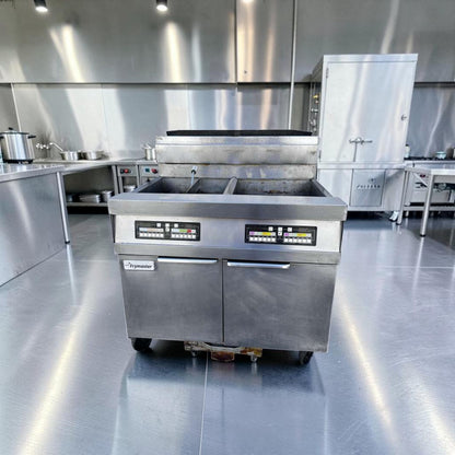 Top-Tier Condition – Frymaster SCFHD260G – Commercial Gas Floor Fryer – (2) 80 lb Vats – 250,000 BTU – Natural Gas – Fully Tested & Operational!
