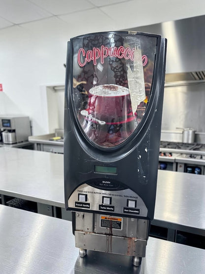 First-Class Condition – Bunn iMIX-3S+ 38600.0300 – 3-Hopper Hot Cappuccino / Powdered Beverage Dispenser – 120V – NSF & ETL Listed – Fully Tested & Operational!