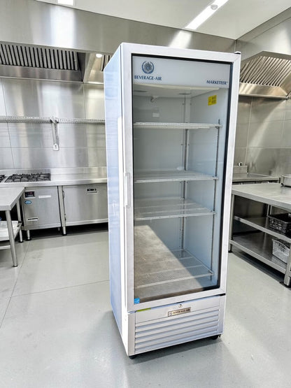 Premium Condition – Beverage-Air MT23-1W Marketeer Series – 29 1/2" One-Section Glass-Door Merchandiser – 19.2 Cu. Ft. – ENERGY STAR® – 115V – Fully Tested & Operational!