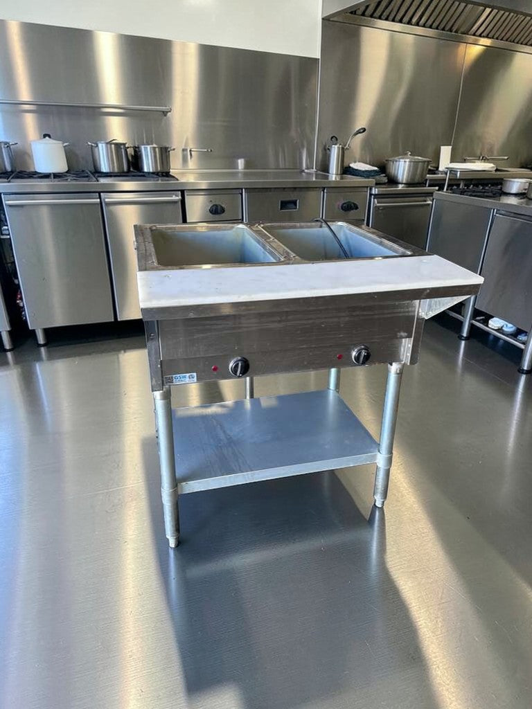 Exceptional Condition – GSW ST-2WOE-12 – Commercial Electric Steam Table – 2-Well Food Warmer – ETL Listed – Fully Tested & Operational!