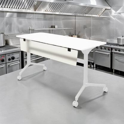 Brand-New Condition – Vari 401369 – Flip Top Training Table Modesty Panel – 5 Ft. – Frosted Acrylic – Original Box