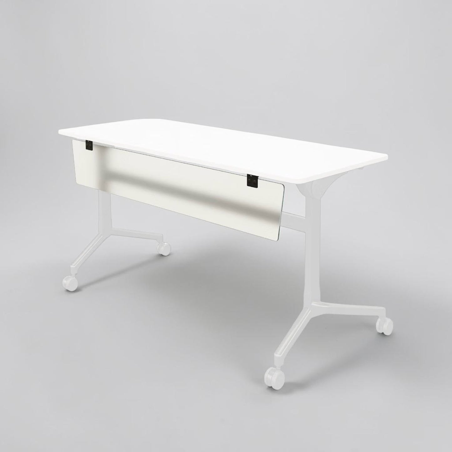Brand-New Condition – Vari 401369 – Flip Top Training Table Modesty Panel – 5 Ft. – Frosted Acrylic – Original Box