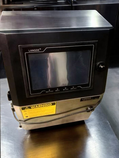 Premium Condition – LANGDE Automatic Industrial Inkjet Printer – Batch & Date Coding System – Fully Tested & Operational!  (Part 7 of 9 – Complete Sauce / Liquid Production Line Available)