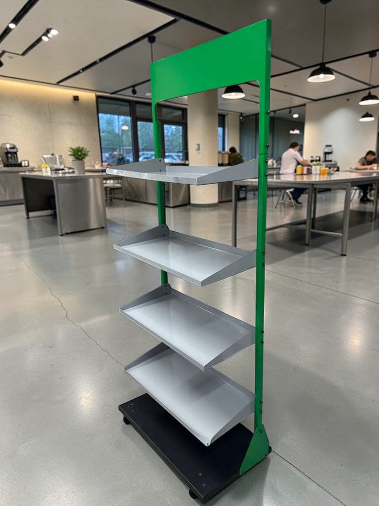 Prime Condition – Commercial Retail Gondola Display Shelf – 4-Tier Merchandising Unit – Heavy-Duty Construction – Fully Inspected & Ready for Use!