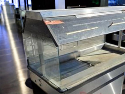 Very Good Condition – Duke E304 – 4-Well Commercial Electric Steam Table with Sneeze Guard – 208V – Fully Tested & Operational!