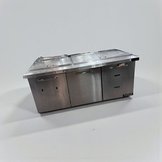 Exceptional Condition – Continental Refrigerator BW72N Commercial Refrigerated Base / Worktop – 72″ – UL & NSF Listed – Fully Tested & Operational!