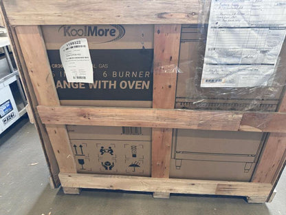 Brand New – Scratch & Dent – Koolmore 36" Gas Range with Oven