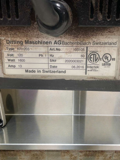Excellent Condition – Ditting KR1203 Commercial Coffee Grinder – 120V – Swiss Made – ETL Listed – Fully Tested & Operational!