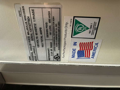 Immaculate Condition – Federal Industries Refrigerated Bakery Display Case – 120V / Single Phase – Fully Tested & Working!