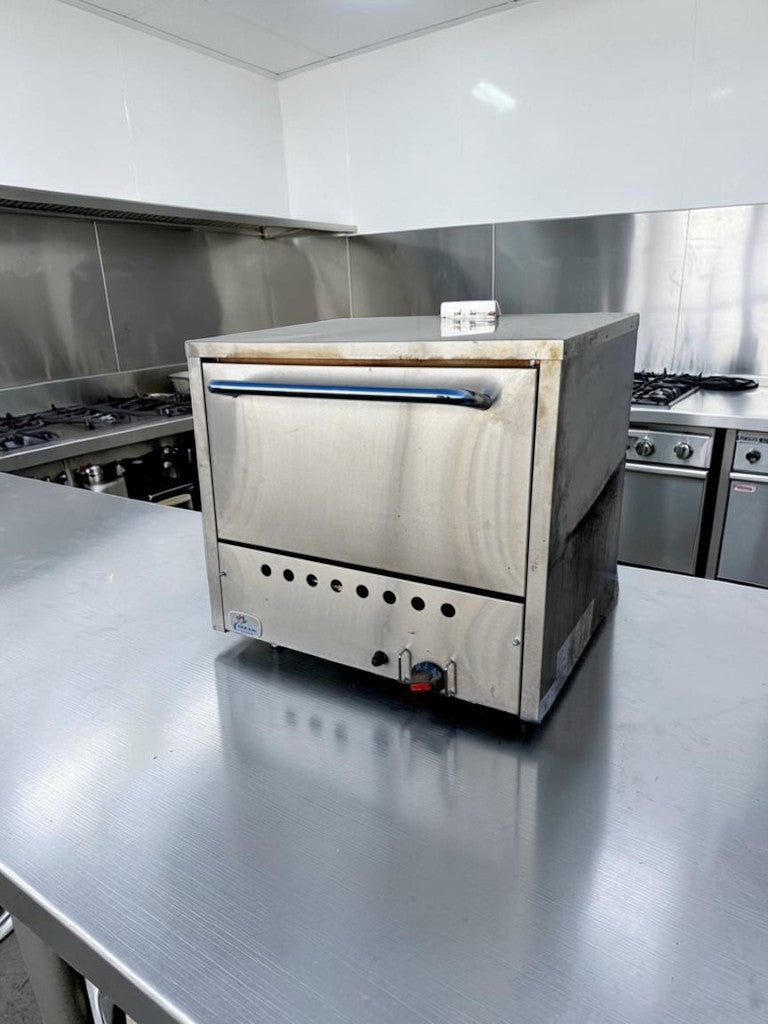 Outstanding Condition – Cooler Depot PO31 – 36" Commercial Natural Gas Pizza Deck Oven – Dual Hearth Decks – 25,000 BTU – 120°F–650°F – NSF Certified – Fully Tested & Operational!