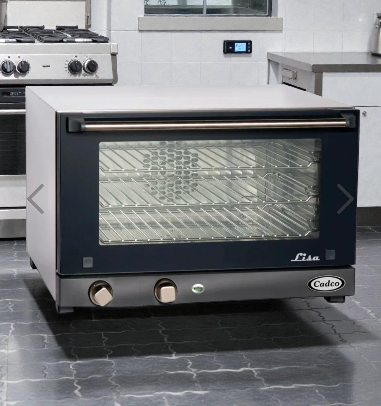 Top-Tier Condition – Cadco Lisa OV-013 Commercial Countertop Convection Oven – 208–240V / Single Phase – Fully Tested & Working!