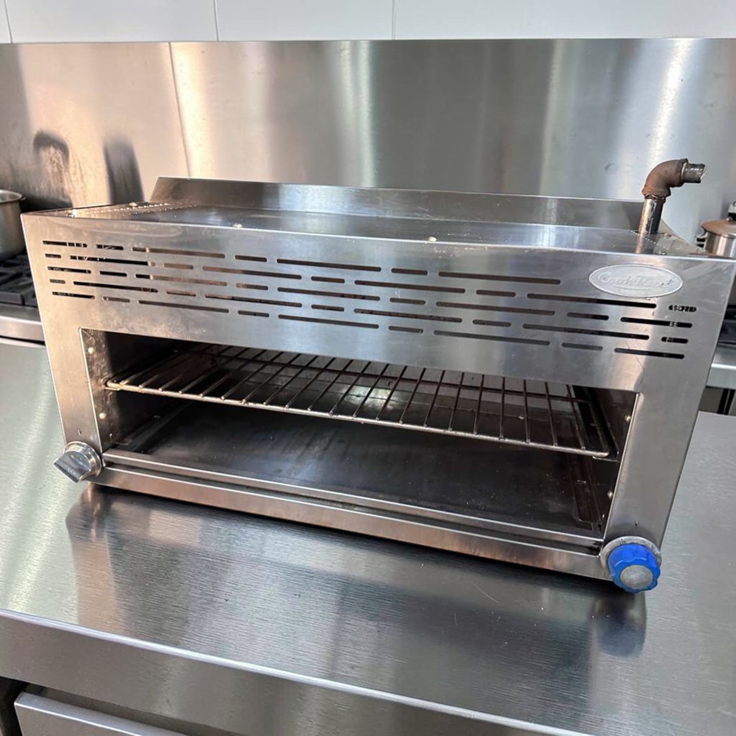 Superior Condition – Atosa ATCM-36 CookRite 36" Gas Cheesemelter – Dual Infrared Burners – Commercial Salamander Broiler – Fully Tested & Operational!