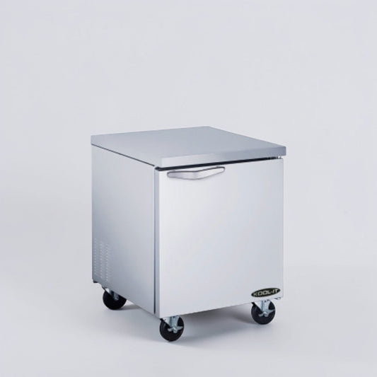 Brand New  Condition – Kool-It KUCR-27-1 – Commercial Undercounter Freezer – 27.5 in – Stainless Steel – R290 Refrigerant – ETL & NSF Listed !