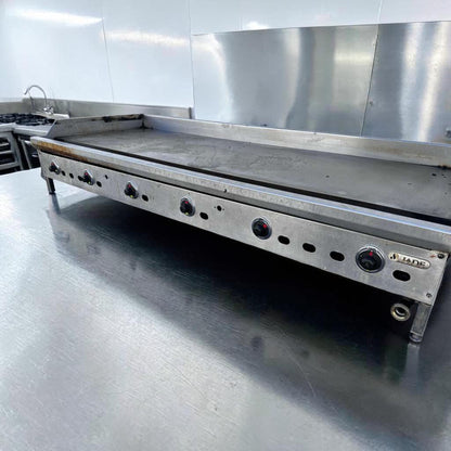 Elite Condition – Jade Range JGT-2472 – 72” Commercial Gas Countertop Griddle – Thermostatic Controls – 180,000 BTU – Fully Tested & Operational!