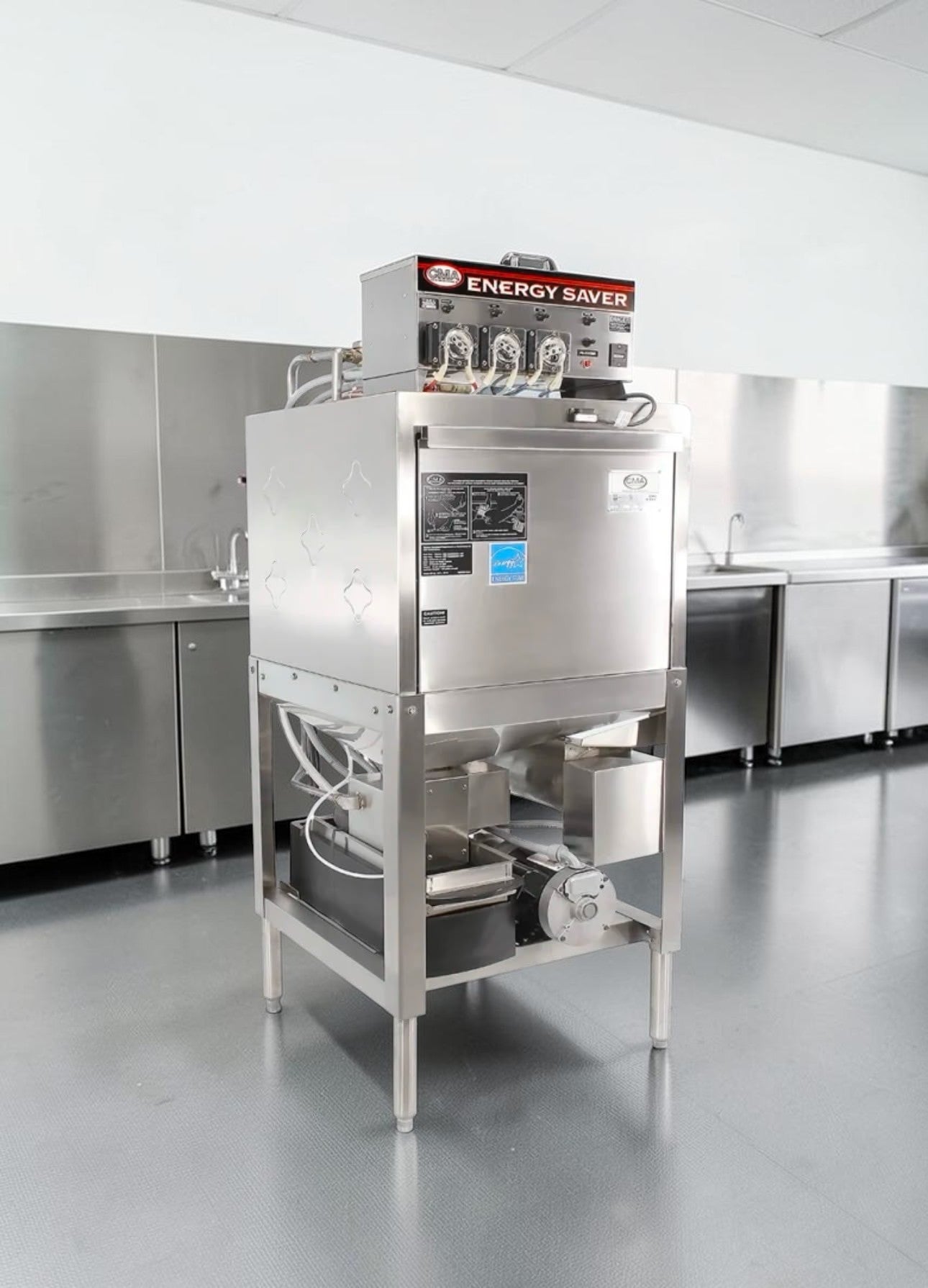 Flawless Condition – CMA Energy Saver EST Series – Commercial Door-Type Dishwasher – 208–230V, 1 HP – ENERGY STAR® - Fully Tested & Operational!