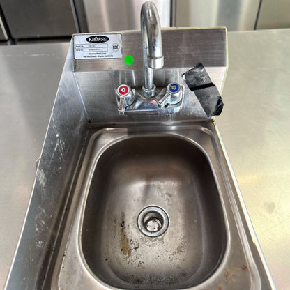 Elite Condition – Krowne HS-9L Wall Mount Commercial Hand Sink – 9 3/4" x 11 3/4" Bowl – Low Lead Faucet – NSF Certified – Fully Functional!