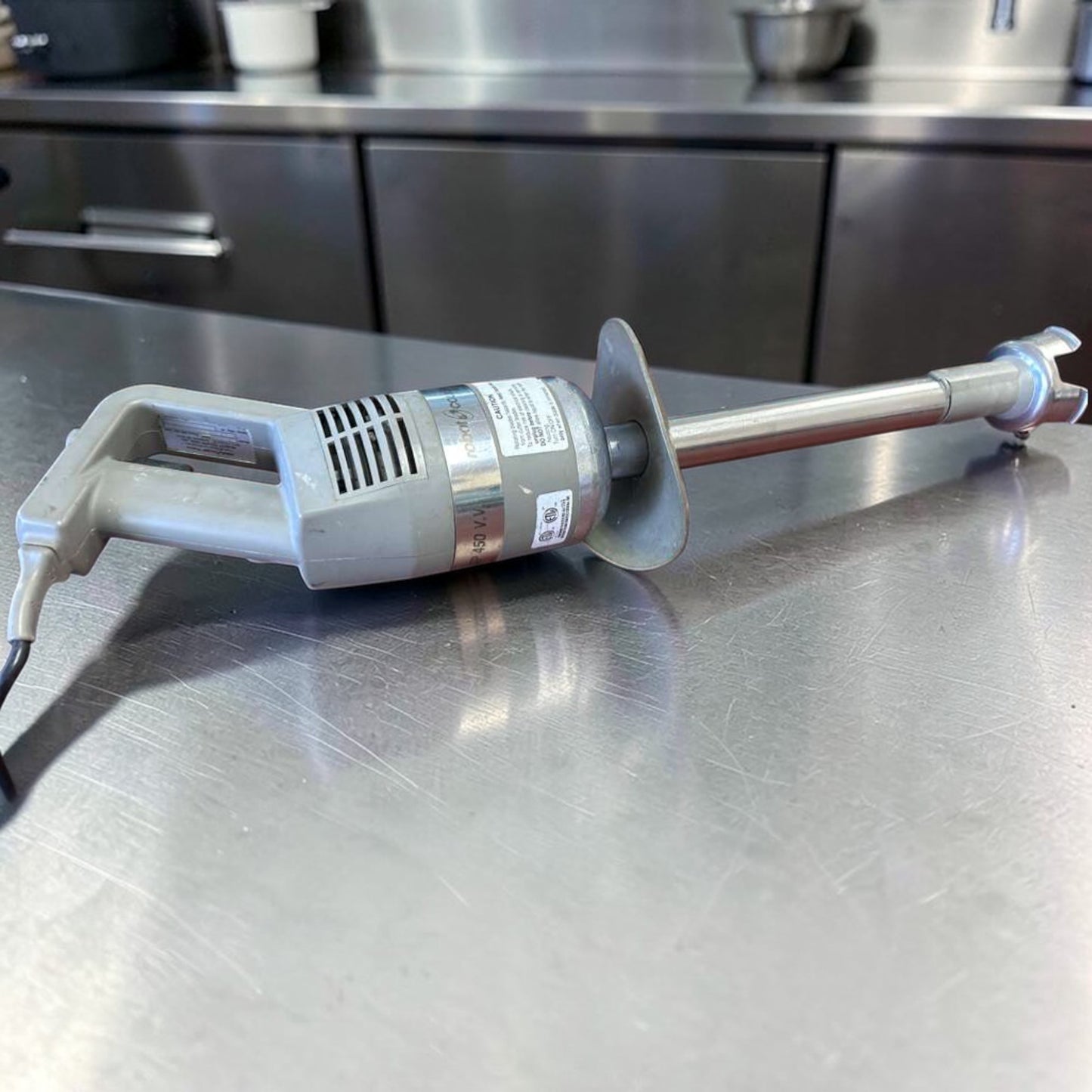 Elite Condition – Robot Coupe MP450VV Commercial Immersion Blender – 18" Shaft – Variable Speed Power Mixer – Heavy Duty – Fully Tested & Operational!