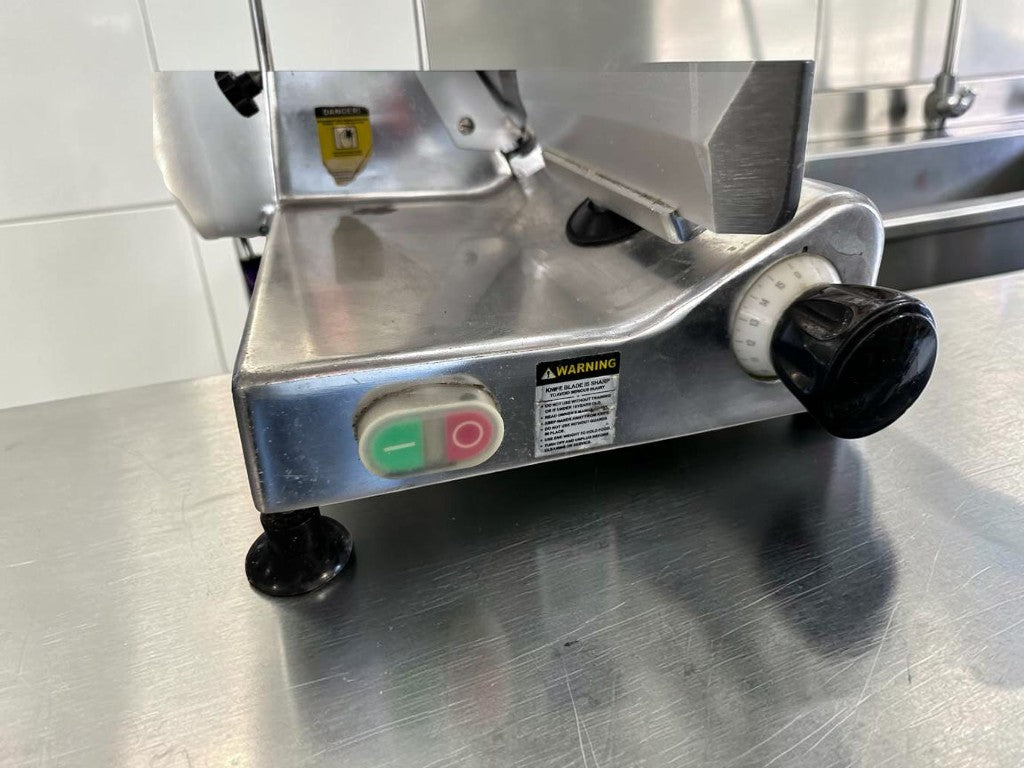Excellent Condition – German Knife 10" Commercial Meat Slicer – Compact Heavy-Duty Deli Slicer – Fully Tested & Operational!