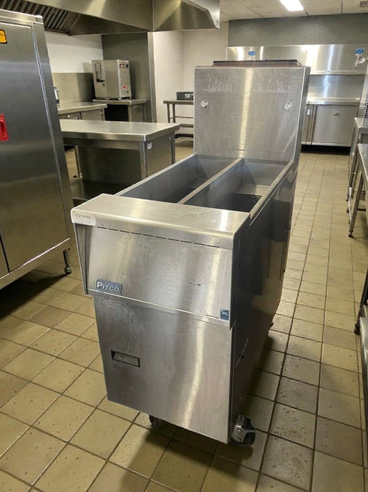Like-New Condition – Pitco SG14T Commercial Gas Fryer – Natural Gas – Fully Tested & Working!