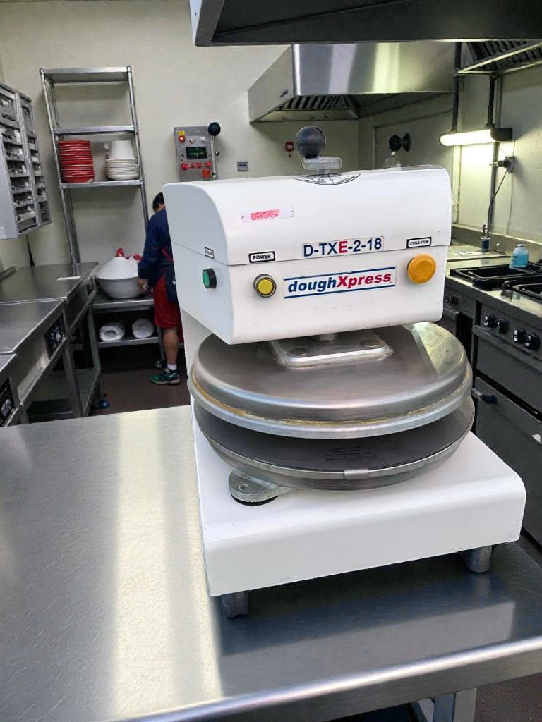 Premium Condition – DoughXpress D-TXE-2-18W LV – Commercial Electric Dough Press – 18" – Made in USA – Fully Tested & Working!