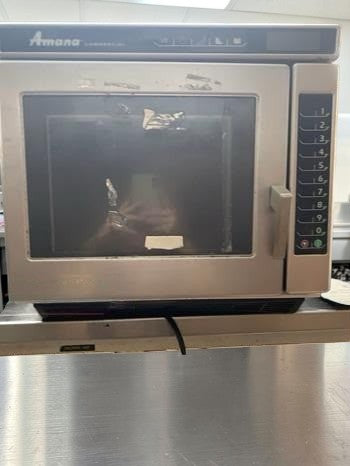 Top-Tier Condition – Amana RC17S2 – Heavy-Duty Commercial Stainless Steel Microwave Oven – 208/240V – 1700W – ETL Listed – Fully Tested & Operational!