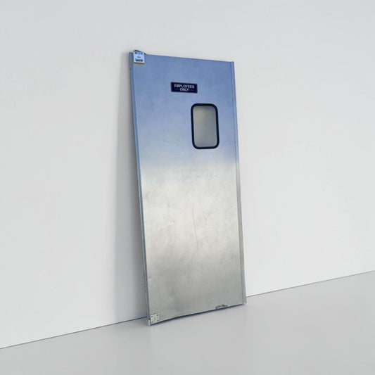 Prime Condition – GSW Commercial Aluminum Swing Door – Restaurant / Kitchen Pass-Through – 36” x 80” – Heavy-Duty – Fully Inspected & Ready for Installation!