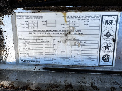 Dependable Condition – Southbend P32A-171 Platinum Series – 32" Gas Infrared Upright Broiler with Warming Oven & Convection Oven Base – Natural Gas – Fully Tested & Operational!
