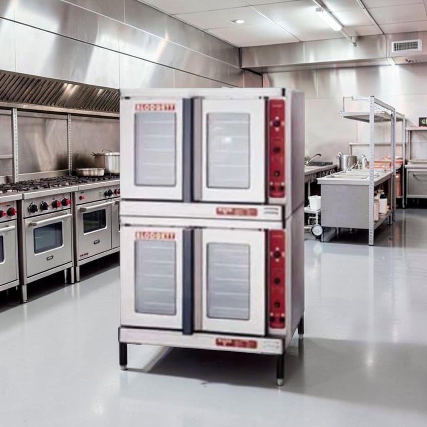 Exceptional Condition – Blodgett MARK V-100 DBL – 38" Double-Deck Electric Convection Oven – 220/240V, Single Phase – ENERGY STAR® – Fully Tested & Operational!