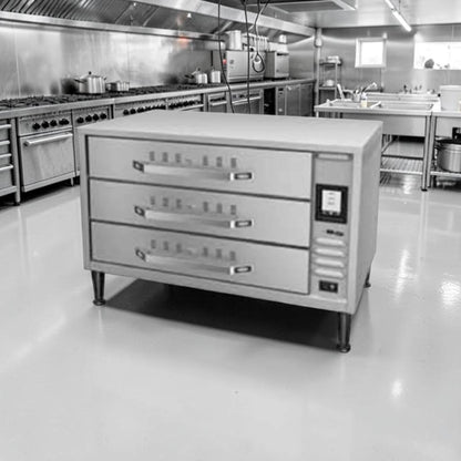 Outstanding Condition – Hatco HDW-1.5R2 – 28" Freestanding Three Split Drawer Warming Cabinet – Stainless Steel – 120V – NSF & UL Listed – Fully Tested & Operational!