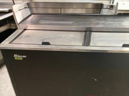 High-Grade Condition – Turbo Air TBC-50SB-N6 Bottle Cooler – 50" Wide Sliding Lid – 115V – UL Listed – Fully Tested & Operational!