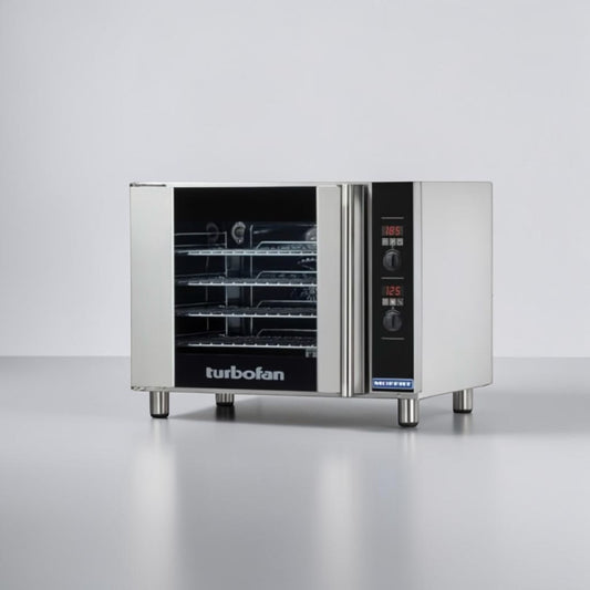 First-Class Condition – Moffat E31D4 Turbofan® – Half-Size Countertop Electric Convection Oven – 4-Pan Capacity – 208V / 1 Phase – 2.9 kW – Fully Tested & Operational!