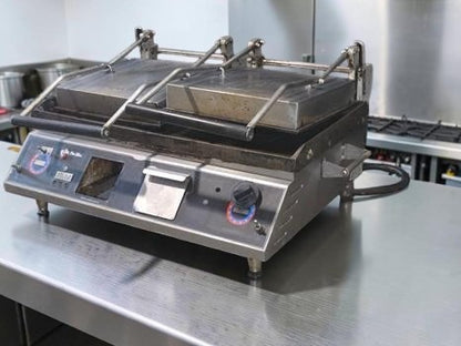 Exceptional Condition – Star PSC28IEGT Pro-Max® 2.0 – 28" Double Panini Grill – Cast-Iron Platens – Electronic Controls – Fully Tested & Operational!