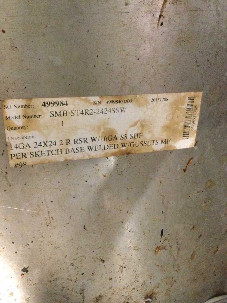 Exceptional Condition – Custom SMB-ST4R2-2424SSW – Commercial Stainless Steel Work Table – 24" x 24" – Fully Inspected & Ready for Use!