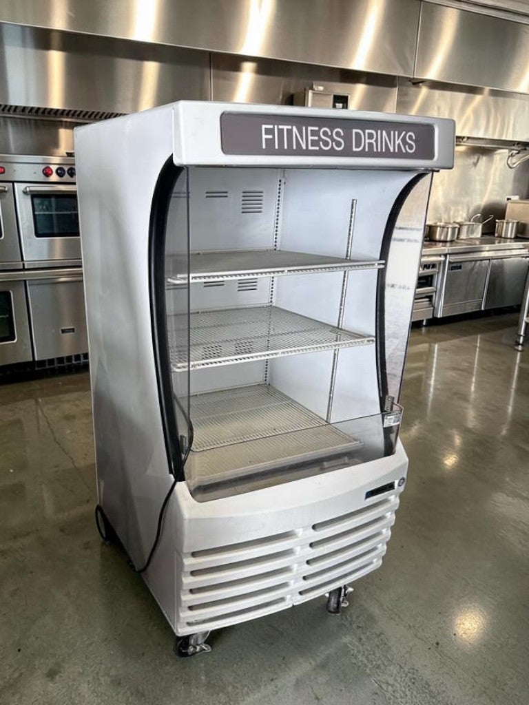 Exceptional Condition – Beverage-Air BZ13-1-W The Breeze Open Display Case – 30” Wide – 3-Tier Refrigerated Merchandiser – Fully Tested & Operational!