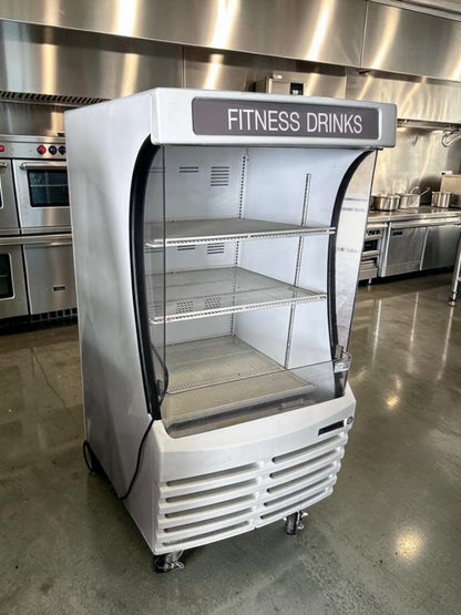 Exceptional Condition – Beverage-Air BZ13-1-W The Breeze Open Display Case – 30” Wide – 3-Tier Refrigerated Merchandiser – Fully Tested & Operational!