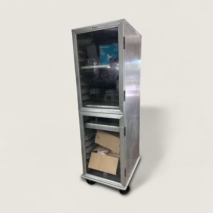 Excellent Condition – Lockwood CA72-RR18-R – NSF Enclosed Aluminum Tray Transport Cabinet – Mobile – Made in USA – Fully Inspected!