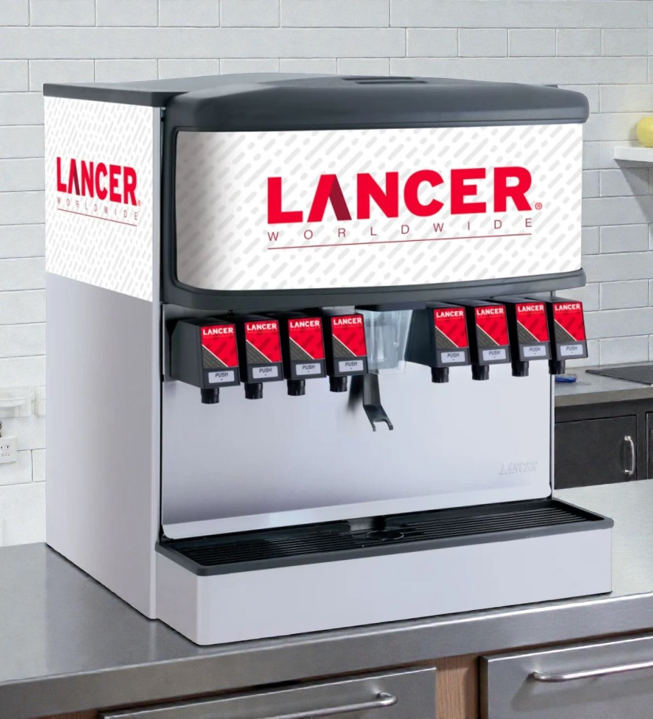 Premium Condition – Lancer Coca-Cola Commercial Soda Fountain Dispenser – 8-Valve – Stainless Steel – UL Listed – Fully Tested & Operational!