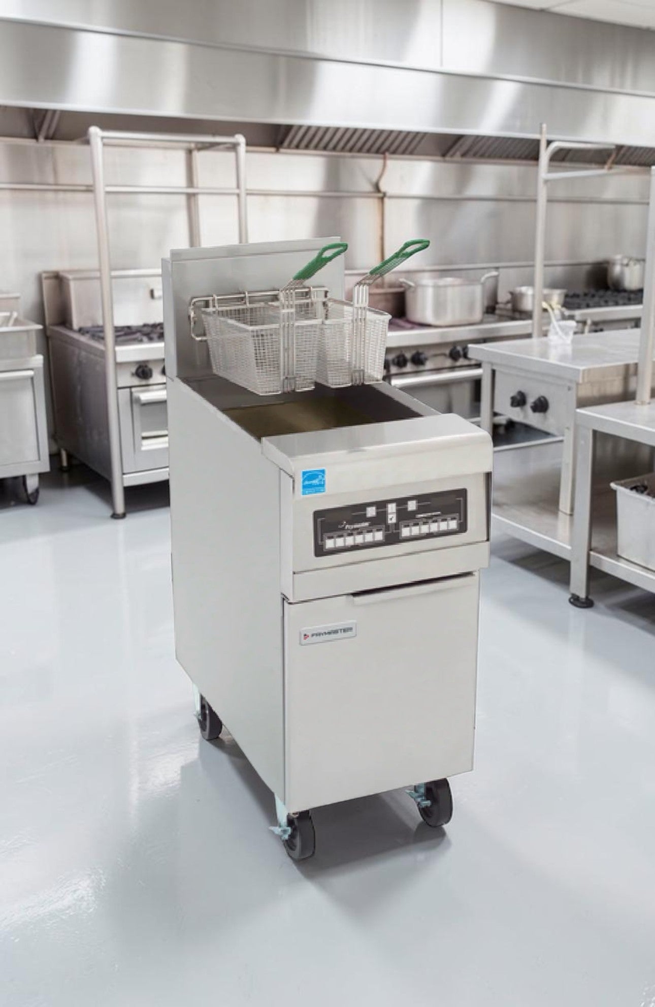 First-Class Condition – Frymaster PMJ135ESD – Single Pot Natural Gas Open Fryer – 40 lb Capacity – NSF Certified - Fully Tested & Operational!