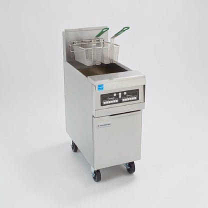 First-Class Condition – Frymaster PMJ135ESD – Single Pot Natural Gas Open Fryer – 40 lb Capacity – NSF Certified - Fully Tested & Operational!
