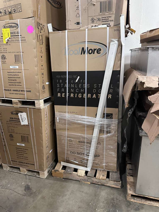 Brand New Condition – KoolMore KM-RERFDSS-18C – 18.4 Cu. Ft Stainless Steel French Door Refrigerator – Brand New – UL Listed