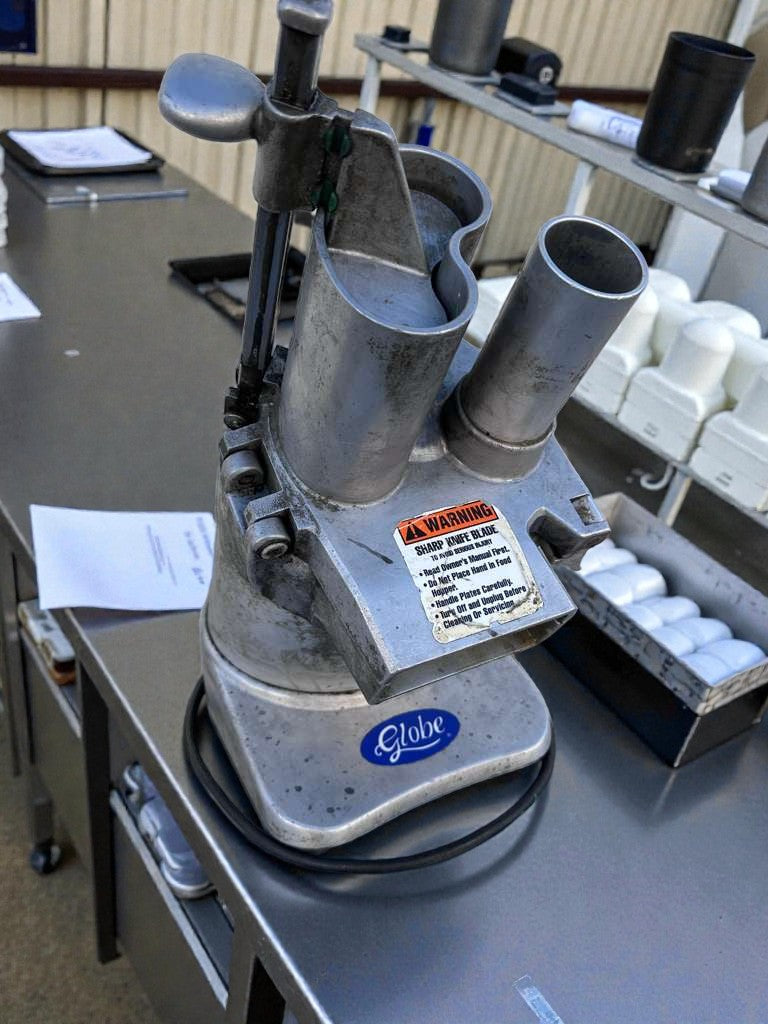 Excellent Condition – Globe GFP-500 – Commercial Food Preparing Machine – 115 V – NSF & UL – Fully Tested & Working!