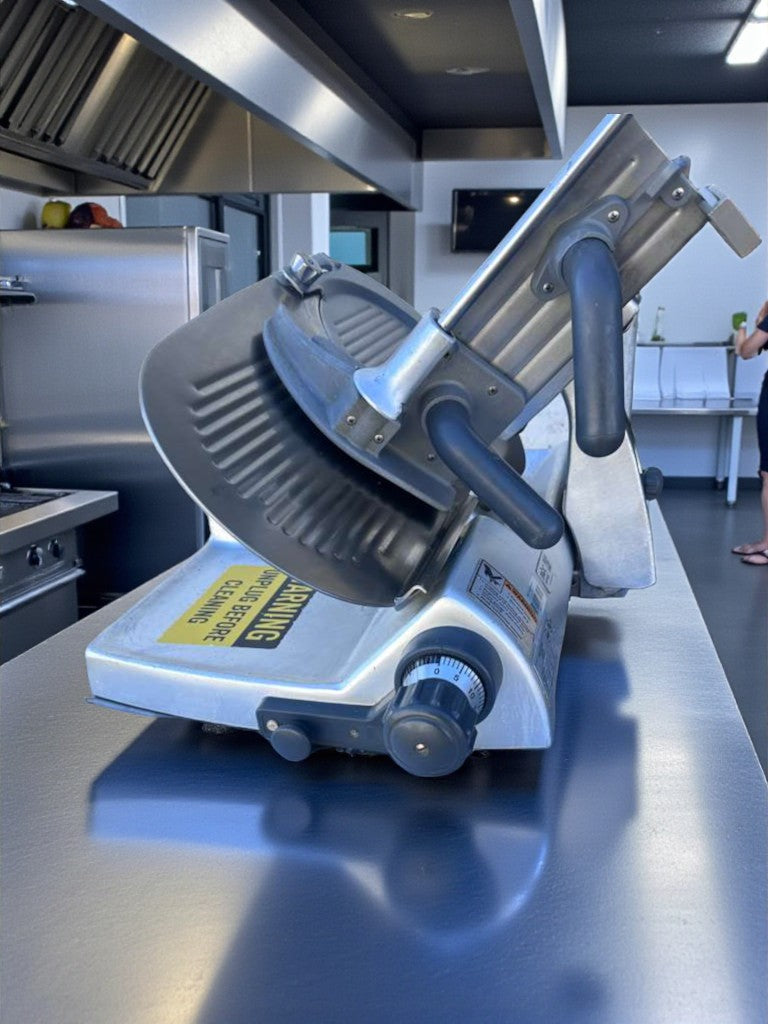 High-Grade Condition – Hobart Commercial Meat Slicer – Heavy-Duty Manual Slicer – UL & NSF Certified – Fully Tested & Working!