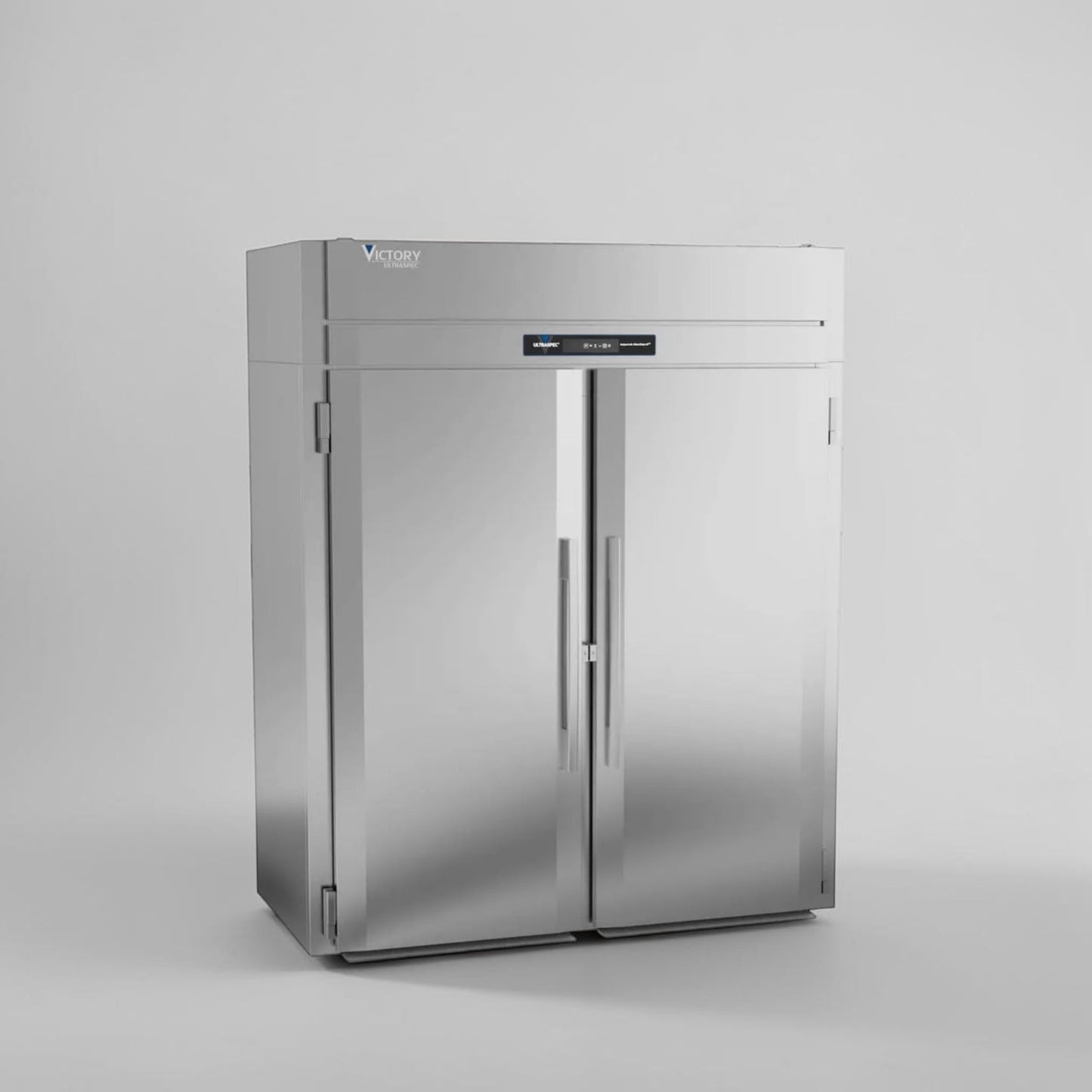 Outstanding Condition – Victory FISA-2D-S1 – 68" Two-Section Commercial Roll-In Freezer – 71 Cu. Ft. – Two Solid Doors – Stainless Steel – Fully Tested & Operational!