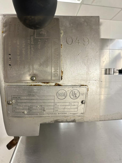 Well-Maintained Condition – Hobart 2812 – 12" Heavy-Duty Manual Meat & Cheese Slicer – 1/2 HP – Built-In Sharpener – 120V – NSF & UL Listed – Fully Tested & Operational!