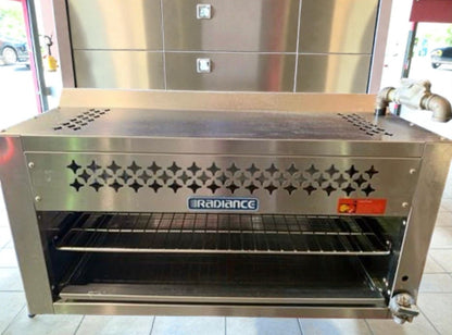 Outstanding Condition – Radiance 24” Gas Cheesemelter – Infrared Burner – 20,000 BTU – Stainless Steel – Fully Tested & Operational!