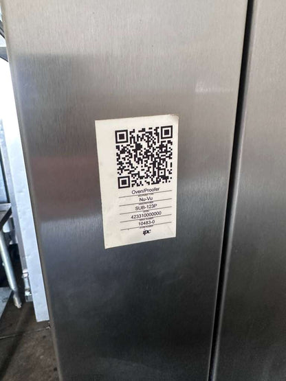 Premium Condition – Nu-Vu SUB-123P – Commercial Oven / Proofer Combo Cabinet – 208V 3 Phase – UL Listed – Fully Tested & Operational!