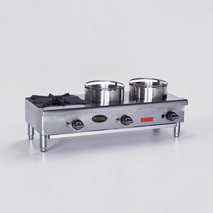 High-Grade Condition – Star Max ORHP-336 – 36" Stainless Steel Countertop 3-Burner Flex-System Wok Range – Natural Gas – 90,000 BTU – Fully Tested & Operational!