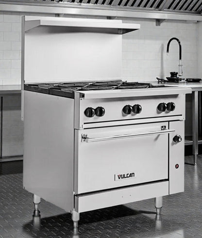 Top-Tier Condition – Vulcan 36C-6BN 36" Commercial Gas Range w/ Oven – Natural Gas – Fully Tested & Working!