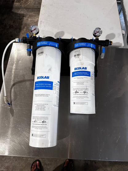 Top-Tier Condition – Ecolab / KineticoPRO KPMF HC614-2 – Commercial Dual-Cartridge Water Filtration System – 150,000-Gallon Capacity – Dual Pressure Gauges – NSF/ANSI 42 Certified – Fully Inspected & Ready for Installation!