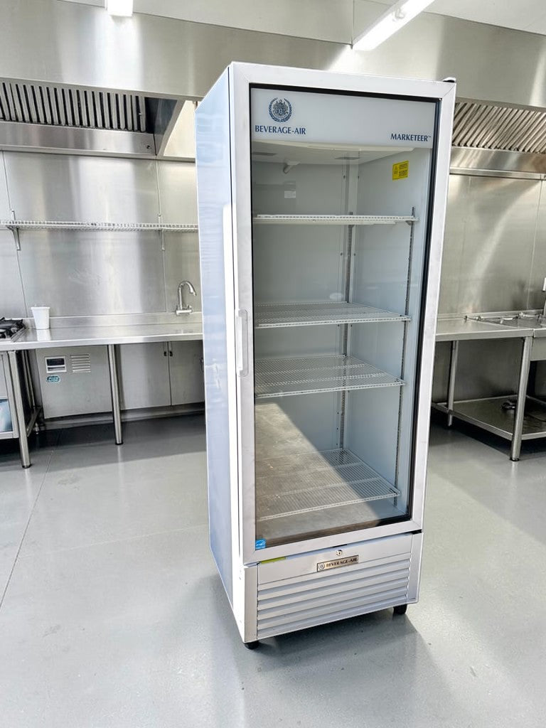 Premium Condition – Beverage-Air MT23-1W Marketeer Series – 29 1/2" One-Section Glass-Door Merchandiser – 19.2 Cu. Ft. – ENERGY STAR® – 115V – Fully Tested & Operational!